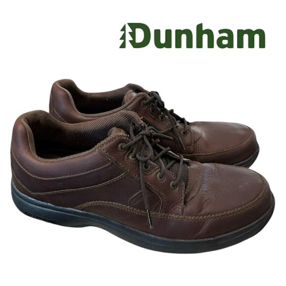 Dunham Men's Midland Brown Leather Lace Up Oxford Shoes 15 15D - Picture 2 of 6